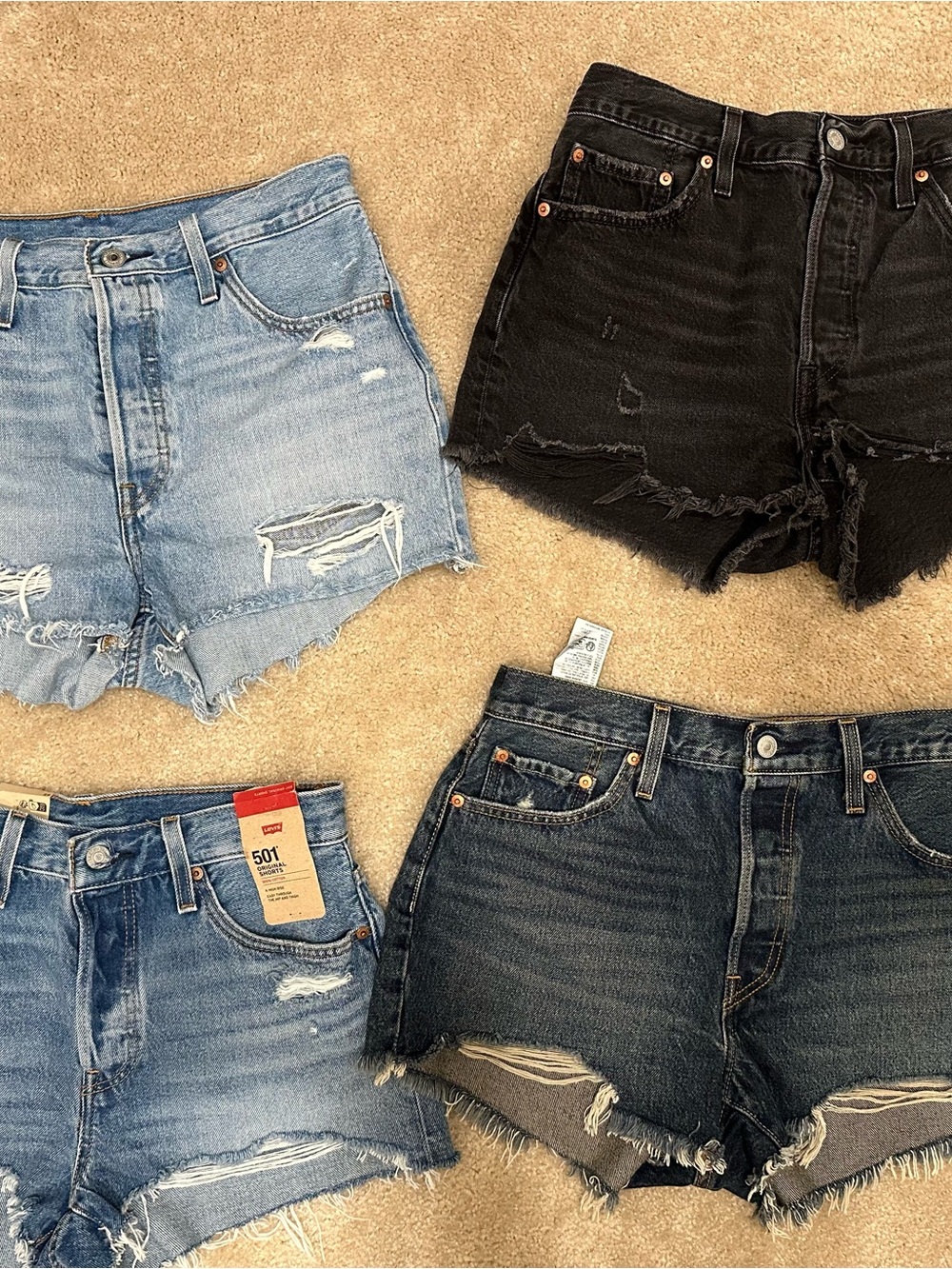 Levi's 501 Shorts Bundle